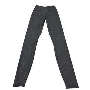 American Tall Black Leopard Print High Rise Leggings S/XT AW-LG-10012 Extra Tall